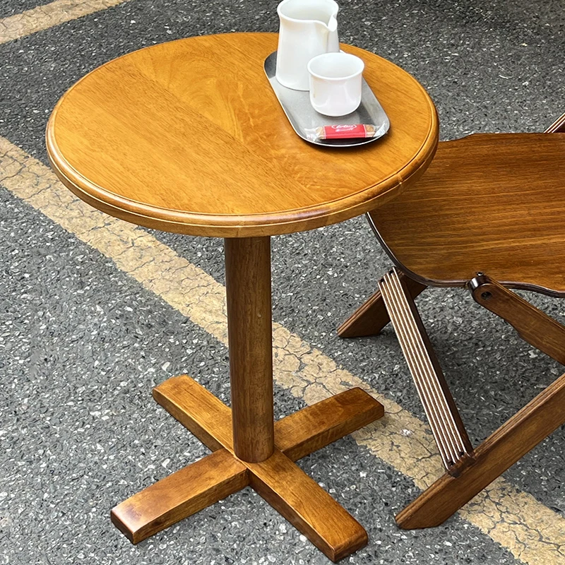 Mesa minimalista de madeira para economizar espaço, mesa de jantar, sala de estar, café, móveis, mesas de café para sala de estar