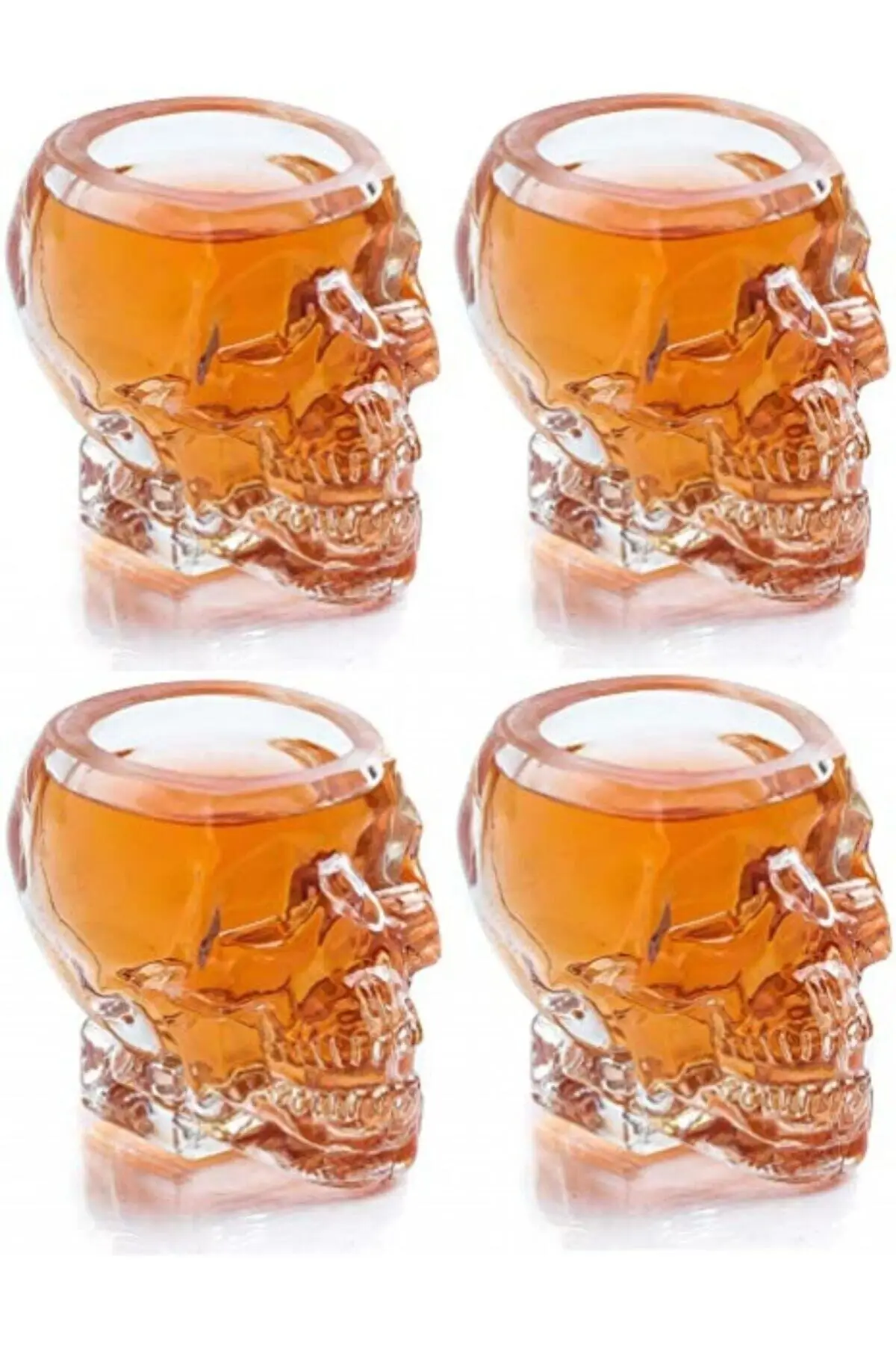 Botol Kepala Kristal Kering 550Ml dan Set Tatakan Gelas 4 Buah