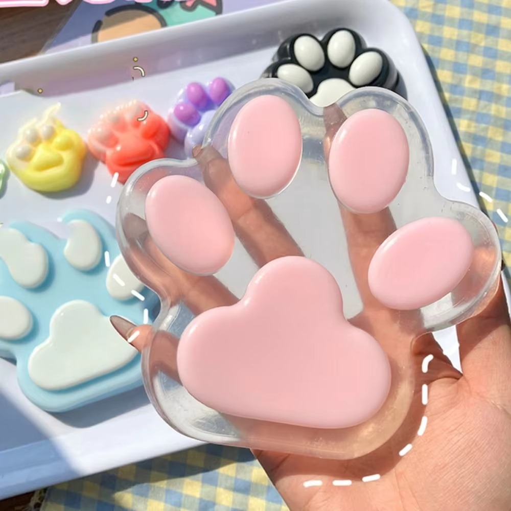 Giant Squeeze Cat Paw Toys Squeeze Toy Soft Pinching and Decompressing Toy Sticky Abreact juguetes Relief Relax Toys Kids Gift