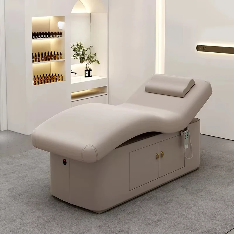 Cama de massagem multifuncional tatuagem spa elétrica salão de beleza cama profissional calor fisioterapia yatak salão de beleza móveis