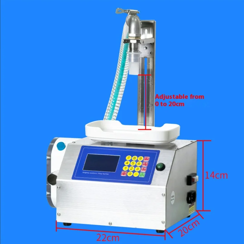 Honey Filling Machine Gear Pump Ketchup Sesame Sauce Filler CSY-A3 Paste Juice Edible Oil Glue Peanut Butter Viscous Liquid