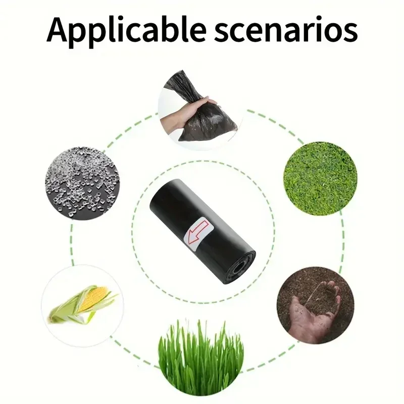 5-10 rollos de suministros para mascotas, bolsas para excrementos de perros, gruesas y fuertes, a prueba de fugas, limpieza para cachorros y gatos, rollos de bolsa para excrementos, limpieza al aire libre