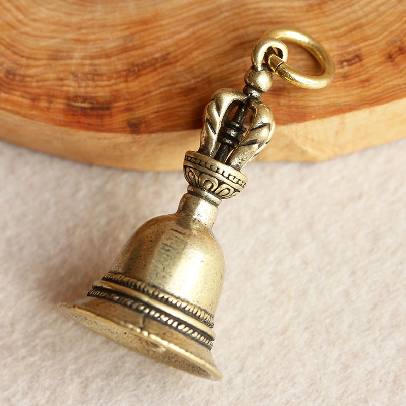 Campanelli eolici con campana in rame retrò artigianato in ottone pressofusione campanelli eolici cadenti idee campana in bronzo tibetano ciondolo campana in rame