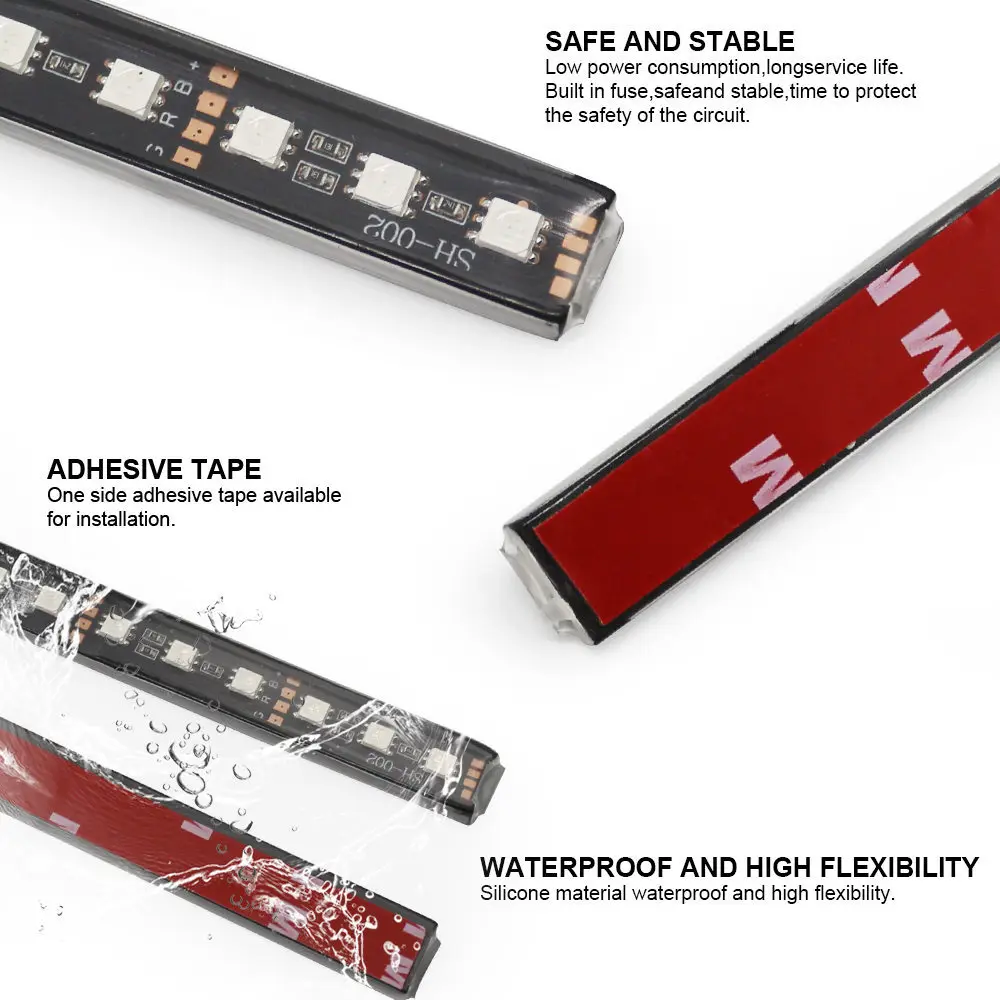 1 conjunto 9SMD Car Styling Pé Luz Backlight Decoração Interior do carro Luz Azul com Cigarro Lighter12v Led