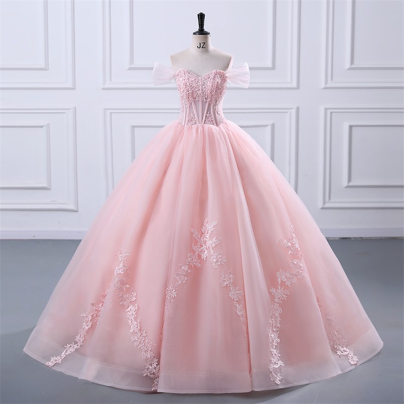 Ashley Gloria słodkie Vestidos Quinceanera sukienki z ramienia sukienka na przyjęcie urodzinowe formalna suknia balowa 2024 nowy szlafrok De Bal