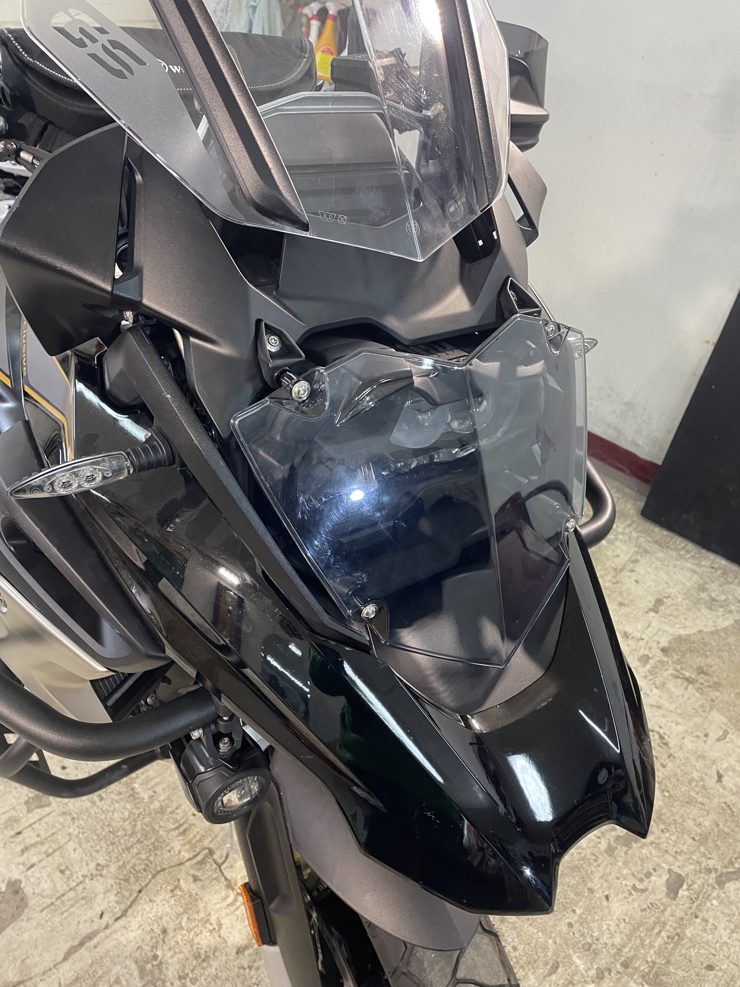 オートバイ用ヘッドライト保護カバー,r1250gs r1200gs/s s r1250 gsa 2013-2023,ヘッドライトプロテクター