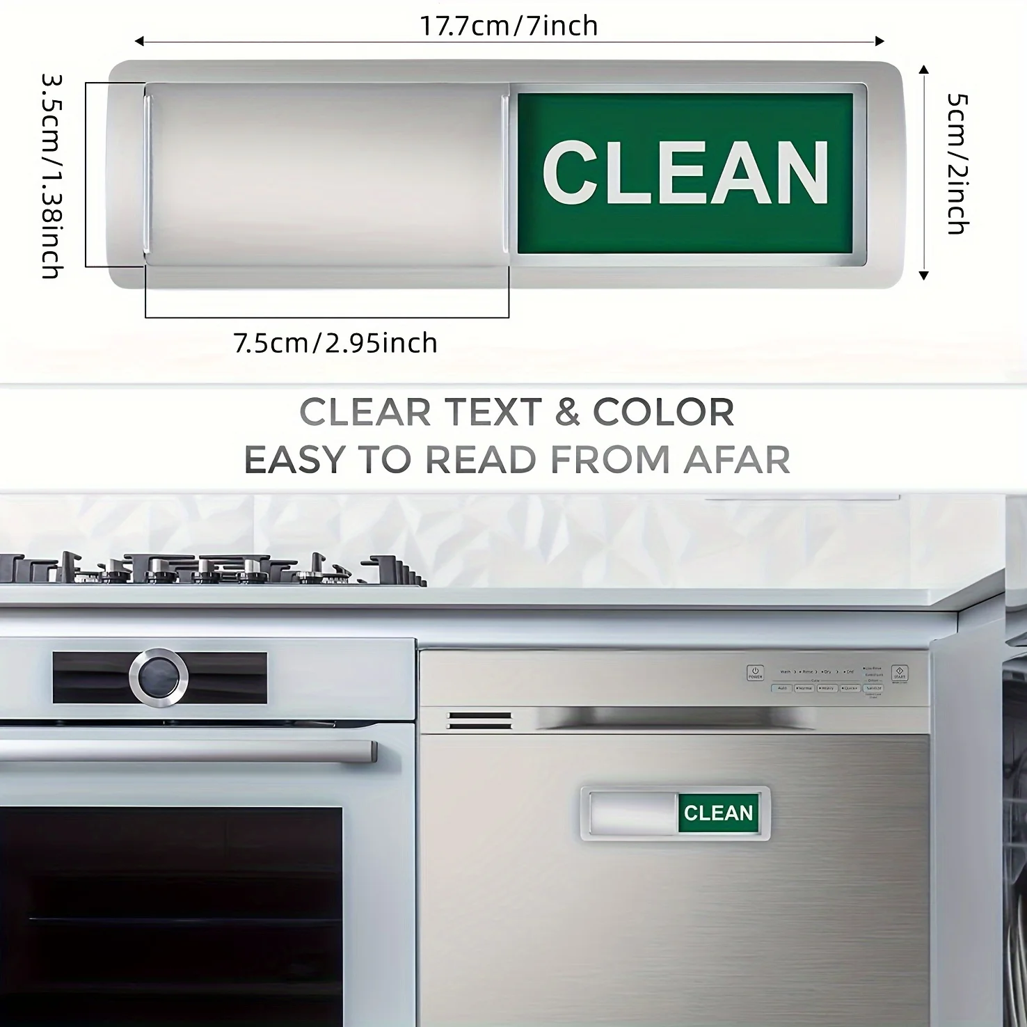 1 PCs เครื่องล้างจานแม่เหล็ก Clean Dirty Sign สําหรับเครื่องล้างจานหรือตู้เย็น, แม่เหล็กทําความสะอาดสกปรกเครื่องล้างจานแม่เหล็กตัวบ่งชี้ Marker