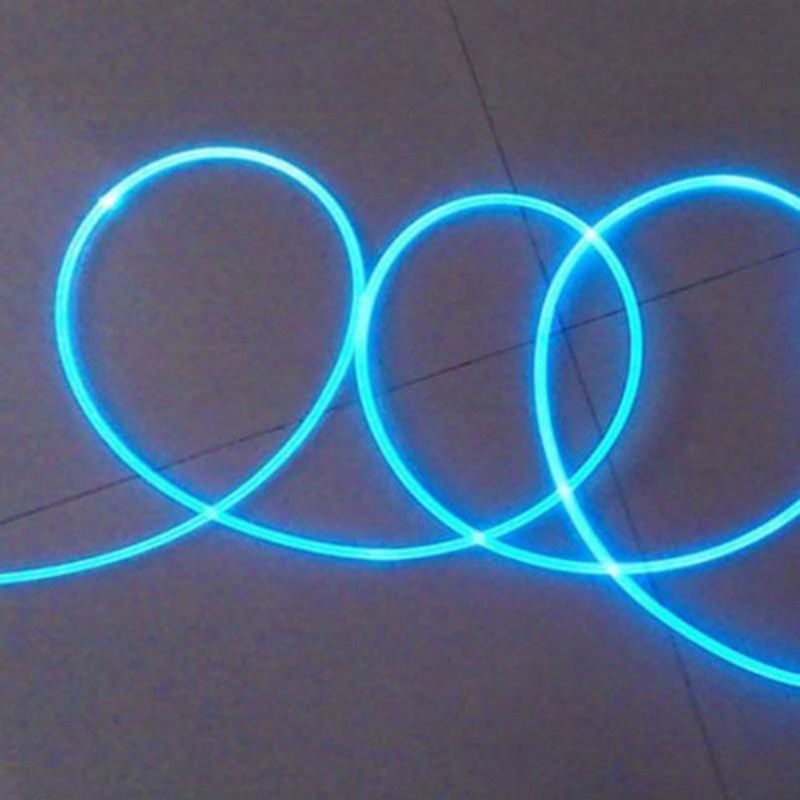 Długi kabel światłowodowy Pmma o długości 1 m i średnicy 1,5 mm/2 mm/3 mm do samochodowych świateł LED Jasna listwa prowadząca światło Całe włókno
