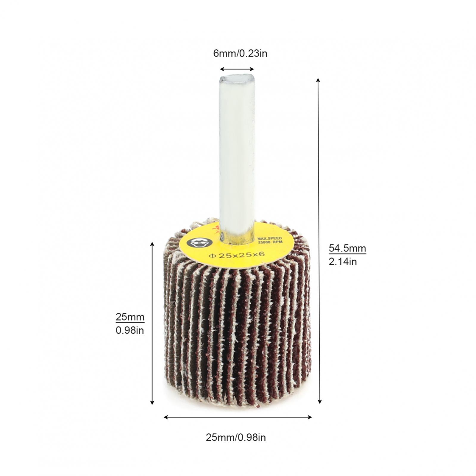 80 Grits Flap Wheel Sanding Paper Flap Wheel for Removing Rust Alumina Deburring Grinding Polishing Flat