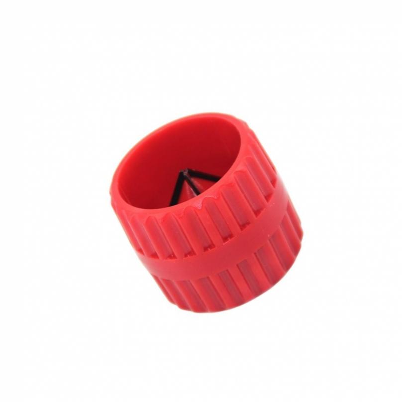 5 - 38mm Red Round Thickened Copper Tube Chamfer Hand Chamfering Deburr Tools for Tube Metal Internal / External Deburring