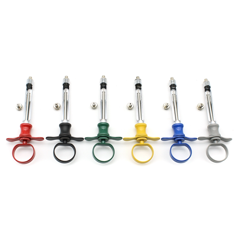 Jeringa Dental de acero inoxidable, jeringa de aspiración para anestesia, inyector de dentista, instrumento quirúrgico de odontología, 6 colores, 1 Uds.