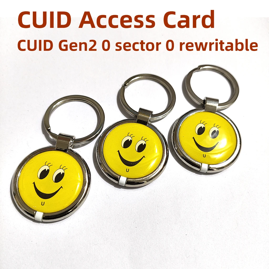 Tarjeta clave cambiable Gen2 CUID, tarjeta epoxi de 13,56 MHz, aplicación Android MCT, bloque regrabable UID, tarjeta grabable 0, tarjeta de acceso cuid