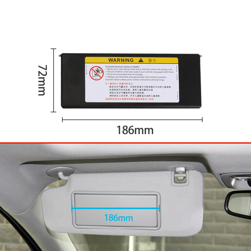 Viseira de sol sombra espelho capa substituição interior maquiagem espelho capa para opel insignia 2010 2011 2012 2013 2014