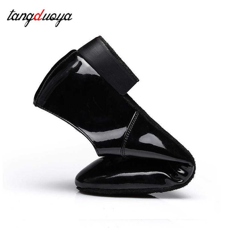 Männer Latin Salsa Tango Tanz Schuhe Moderne Leder Ballsaal Schuhe Quadratische Absätze 2,5 cm Erwachsene Kinder Jungen Party Tanz schuhe Männlich