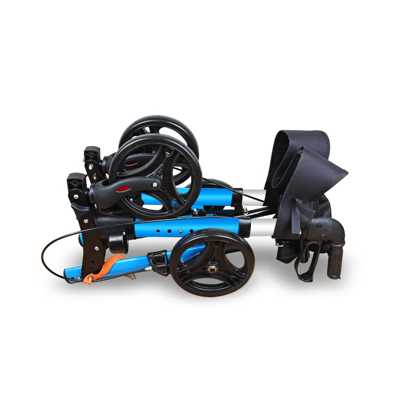 Carrinho médico móvel do carrinho de compras de alumínio para rollator idoso do walker