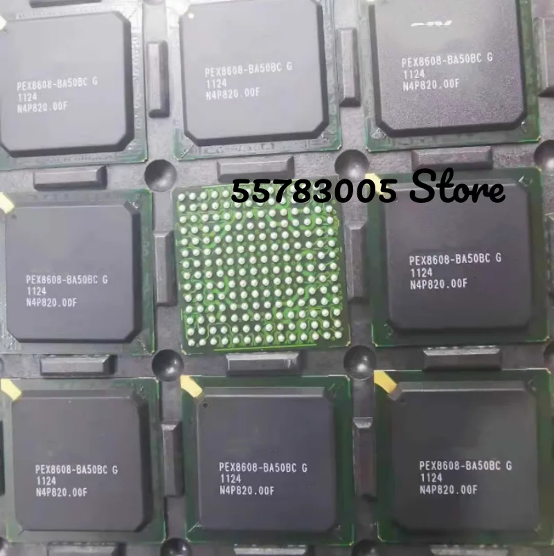 2 Buah Baru PEX8606-BA50BC-G PEX8606-BA50BCG PEX8606-BA50BC G Antarmuka BGA-IC Chip Sakelar Analog