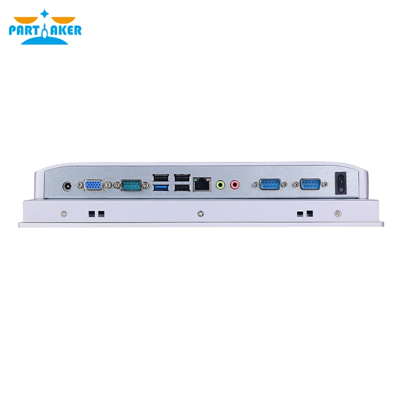 Partaker 12.1 Inch Industrial Panel PC All-in-One J6412 J1900 i7 i5 i3 10-Point Capacitive Touch IP65 Fanless Computer Win10 Pro
