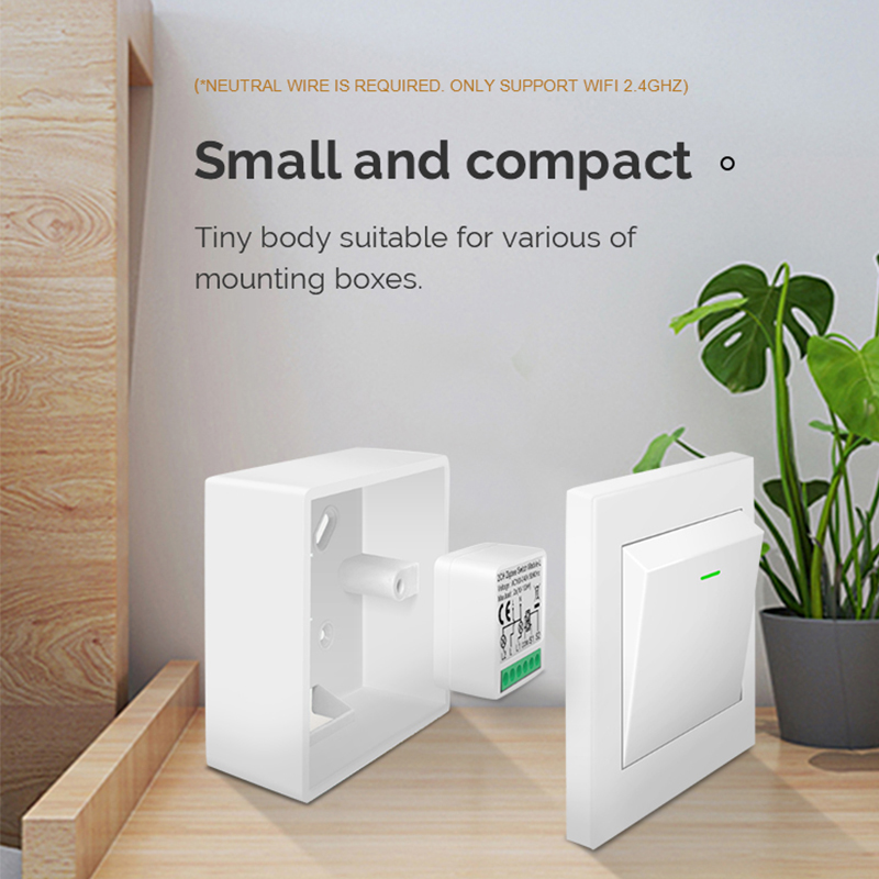 Módulo de interruptor de atenuación inteligente Wifi, Control por aplicación remota Tuya/Smartlife, bidireccional, Compatible con Alexa, Google Home, Control por voz