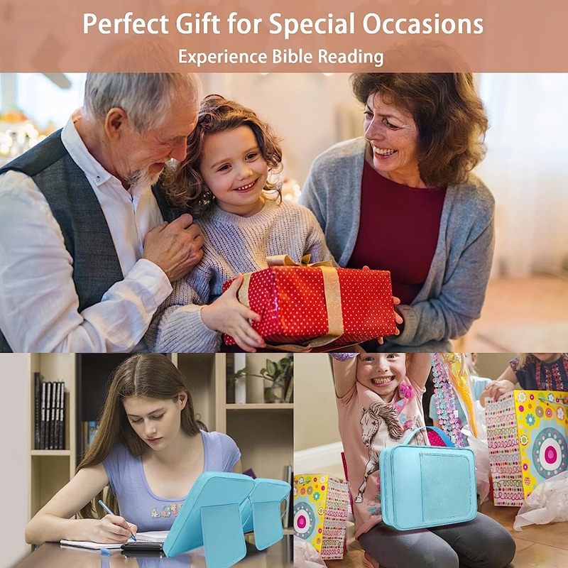 Bible Bag Children's Book Reading Stand Waterproof Bag Storage Bag Handbag Tablet Computer Electronics Storage Bag Book ,B