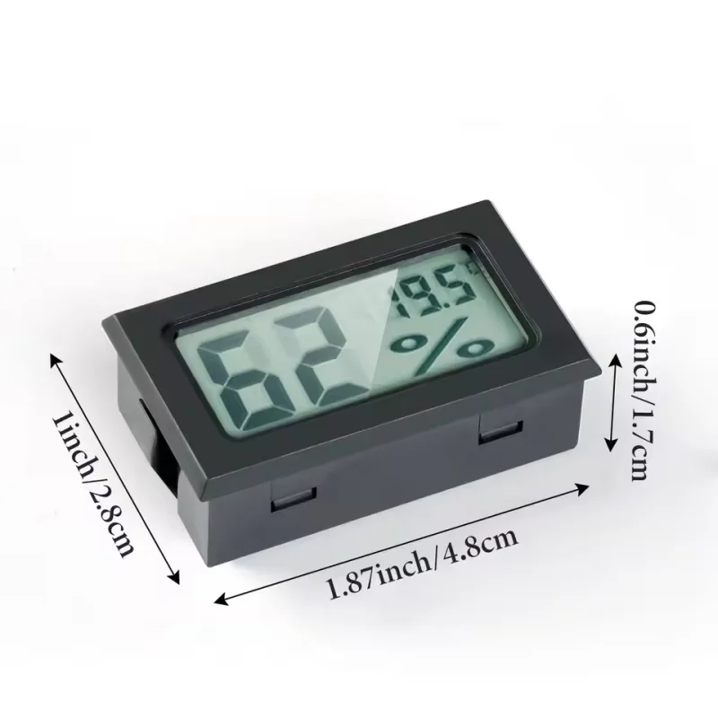 Termómetro higrómetro Digital LCD para interiores, Mini medidor electrónico de temperatura y humedad, Sensor, estación meteorológica, 6/4/2 Uds.