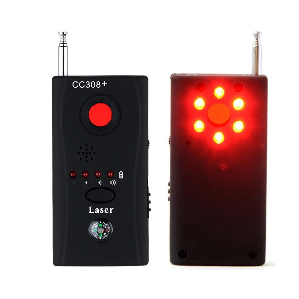 CC308+ Radio Wave Signal Detect Camera Full-range WiFi RF GSM Device Tracer Full Range Scan Wireless Camera Lens Signal Detecto