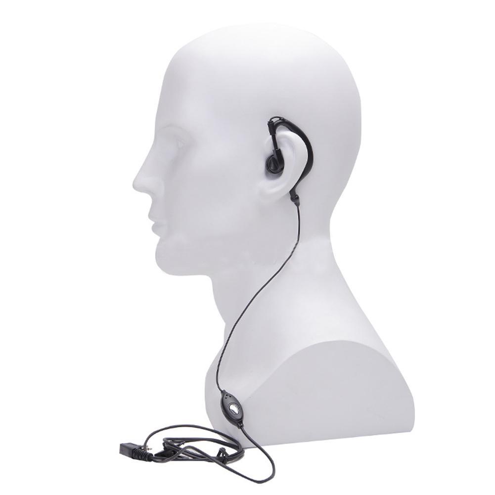 Walkie Talkie Headsets 2-poliges Ohrhörer-Headset ptt Mikrofon für Baofeng 666 777 888 v6 v7 v8 s s