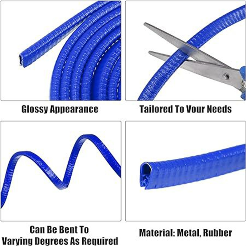 Listwy uszczelniające krawędzie drzwi samochodowych ze stalą w kształcie litery U 2/5/10 metrów Uniwersalne, wodoodporne, dźwiękoszczelne listwy uszczelniające chroniące przed zarysowaniami