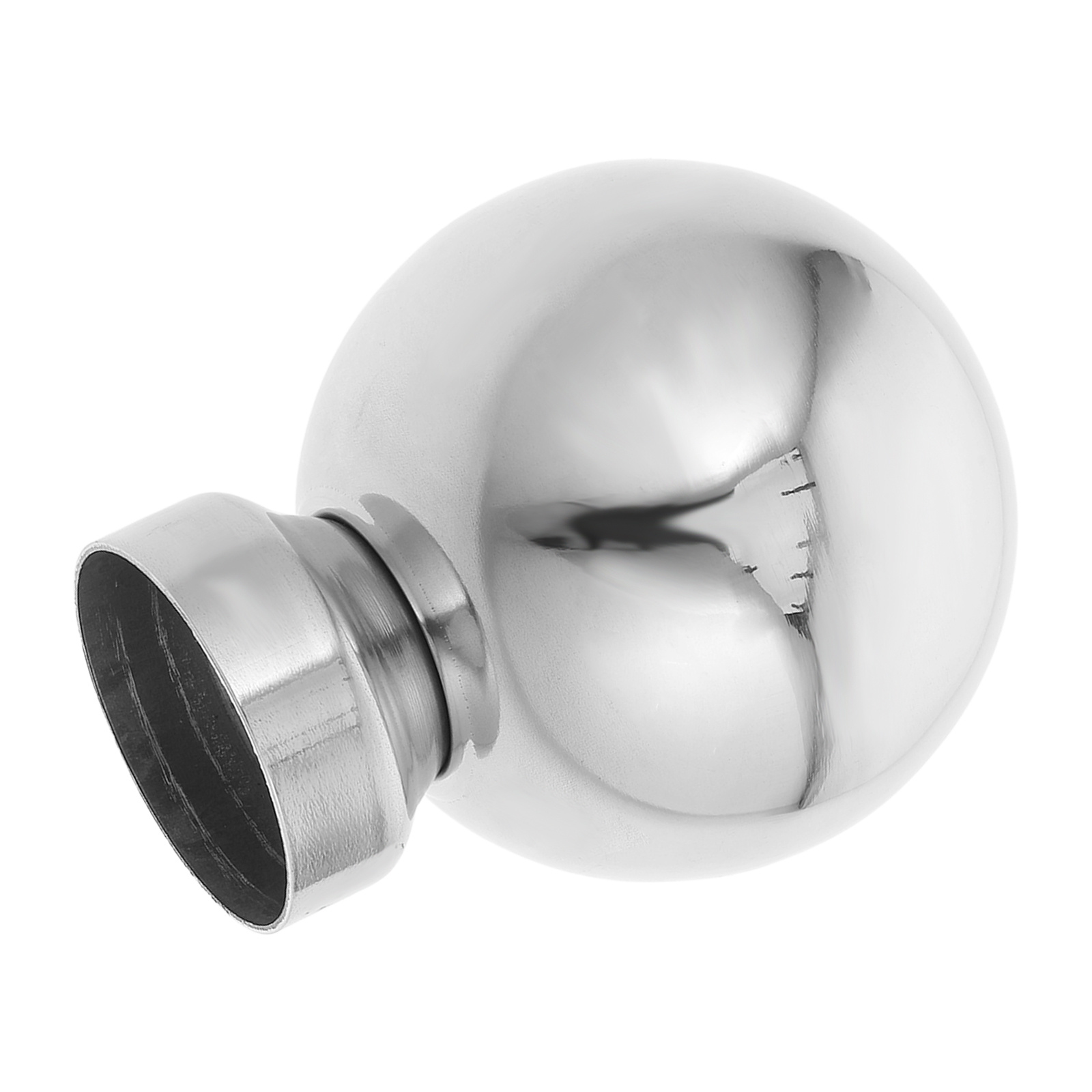 Edelstahl-Hohlkugel-Endstück, dekorative Zaunpfostenkappe, Gartenaufsatz, Außen-Endstück, Metallpfostenkappe, langlebig, leicht