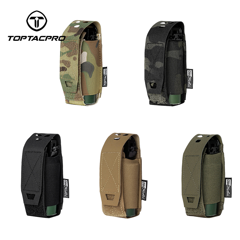 TOPTACPRO bolsa táctica Flashbang bolsa de herramientas Modular MOLLE bolsa de caza accesorios de equipo 8502