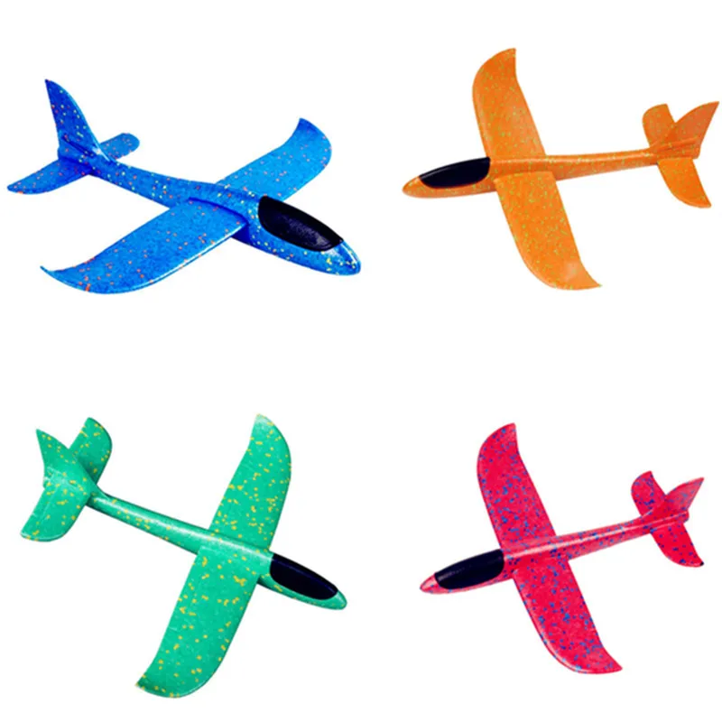 50cm grande avião de espuma planador mão jogar avião luz inercial epp bolha aviões lançamento ao ar livre crianças brinquedos para crianças meninos presente