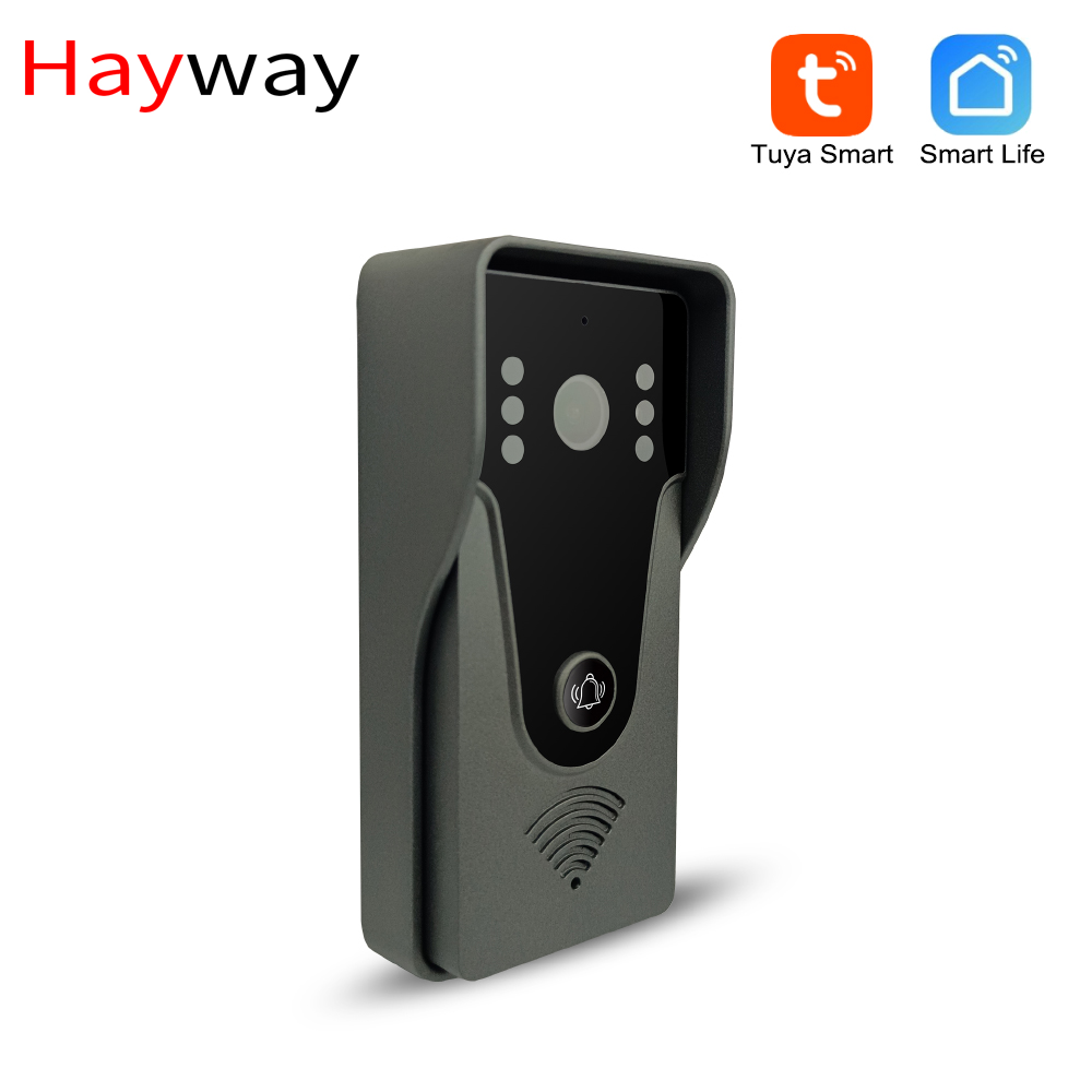 4-проводной видеодомофон Hayway, дверной звонок 1080P, уличный дверной звонок IP65, водонепроницаемый угол обзора 110 °, ИК Ночное Видение