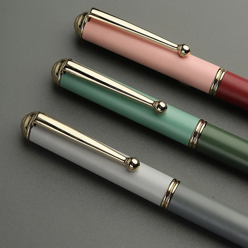 Pluma estilográfica Morandi, pincel de caligrafía, cerdas suaves de Metal, pincel de caligrafía Regular pequeño (para dibujo y escritura de estudiantes)