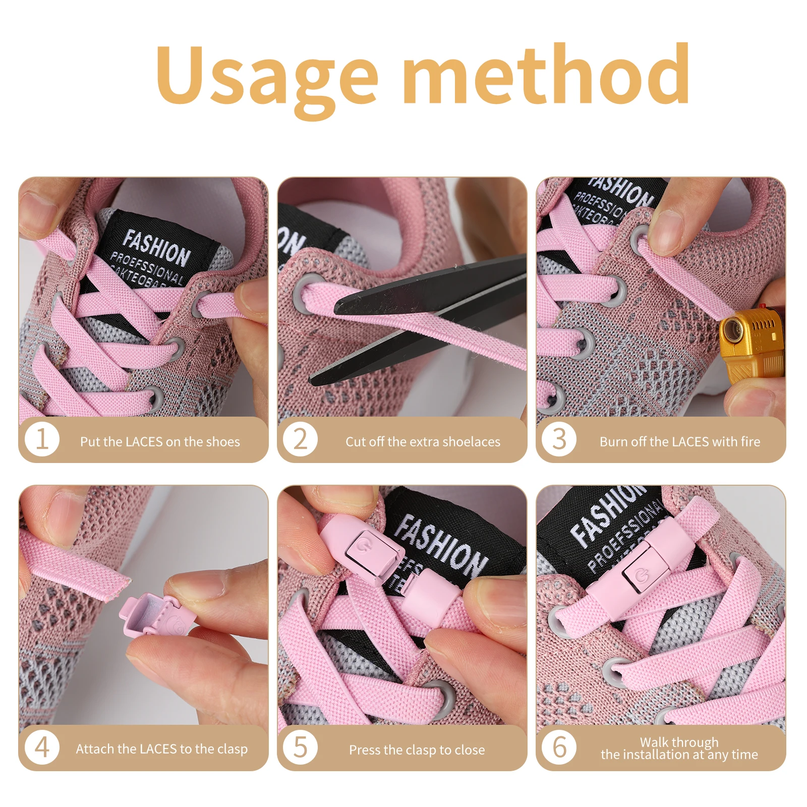 Nuevos cordones con cierre a presión sin corbatas, zapatos planos con gradiente, cordones elásticos, zapatillas para niños y adultos, cordones sin atar para zapatos, accesorios