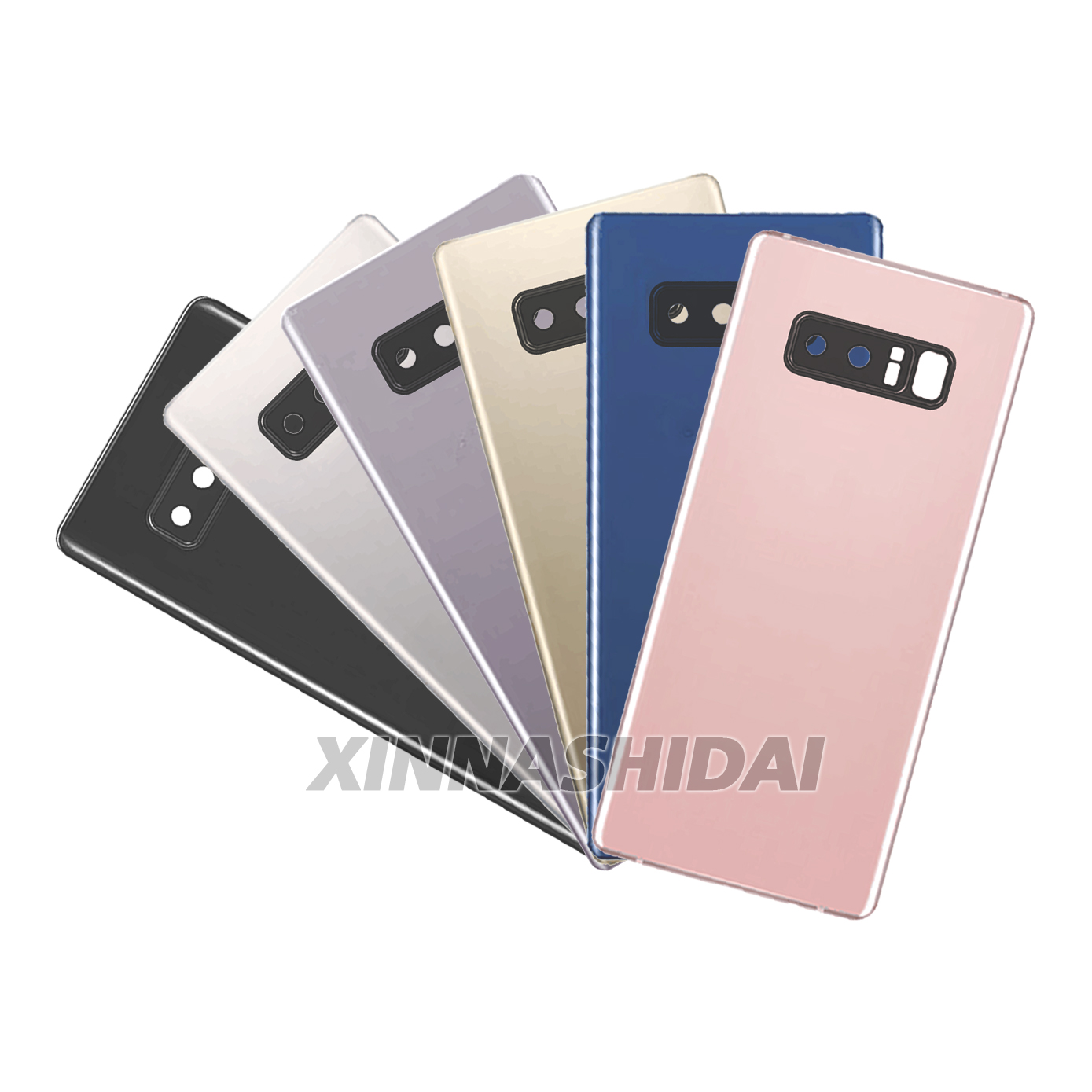 Reemplazo de la cubierta de la carcasa de la batería trasera de cristal para Samsung Galaxy Note8 Note 8 SM-N950