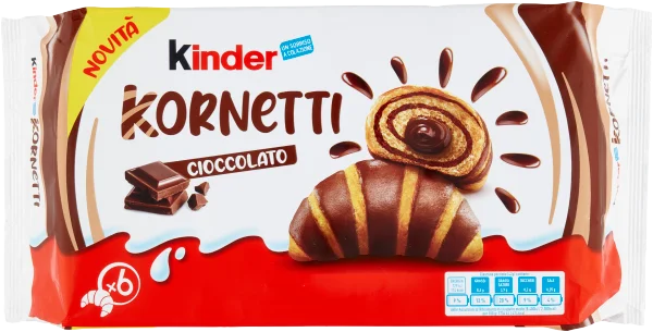 Schokoladen croissants kornetti ciociolatto 252g-kinder