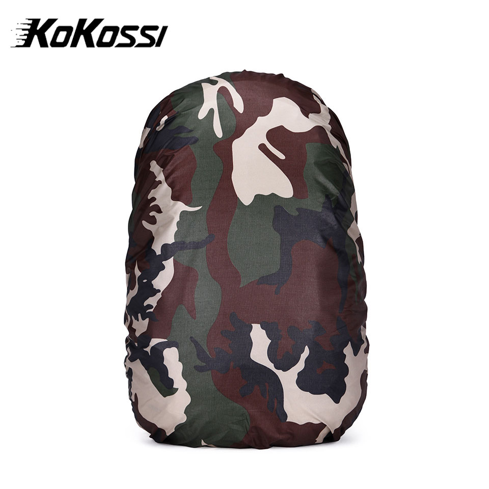 Kokossi 1 pçs mochila capa de chuva ao ar livre caminhadas escalada acampamento mochila capa à prova dwaterproof água mochila capa poeira 20-60l unisex