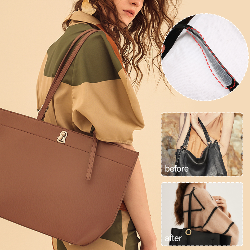 1/10pcs Nuovi toppe antiscivolo per cinghie della borsa Borsa a tracolla trasparente lavabile riutilizzabile Accessori per bagagli moda antiscivolo