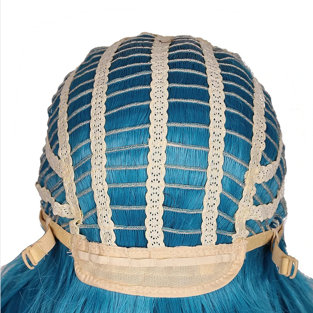 HAIRJOY ผู้หญิงสังเคราะห์ผมยาวลอนคอสเพลย์วิกผมวิกผมฮาโลวีนสําหรับปาร์ตี้ 2 Ponytails