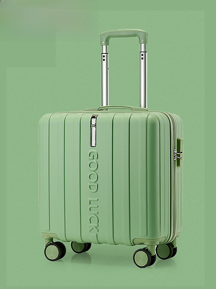 軽量ポータブル荷物小型 18 インチ機内持ち込みスーツケース旅行用ジッパーパスワードロックメンズレディースバッグ DAI-YU