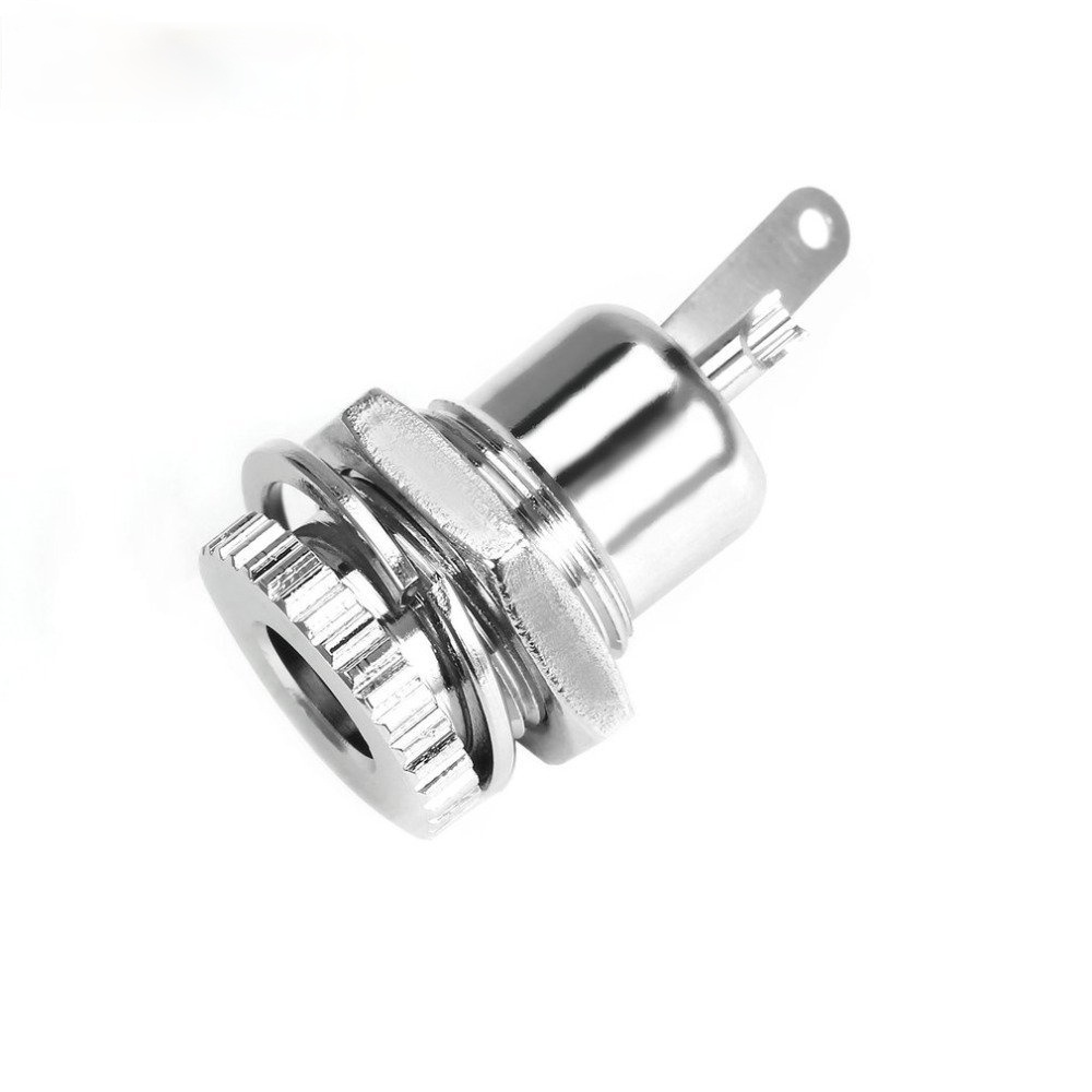 Novo 5 pacote DC-099 5.5mm x 2.1mm 30v 10a dc tomada de alimentação, adaptador de conector de montagem em painel fêmea rosqueado
