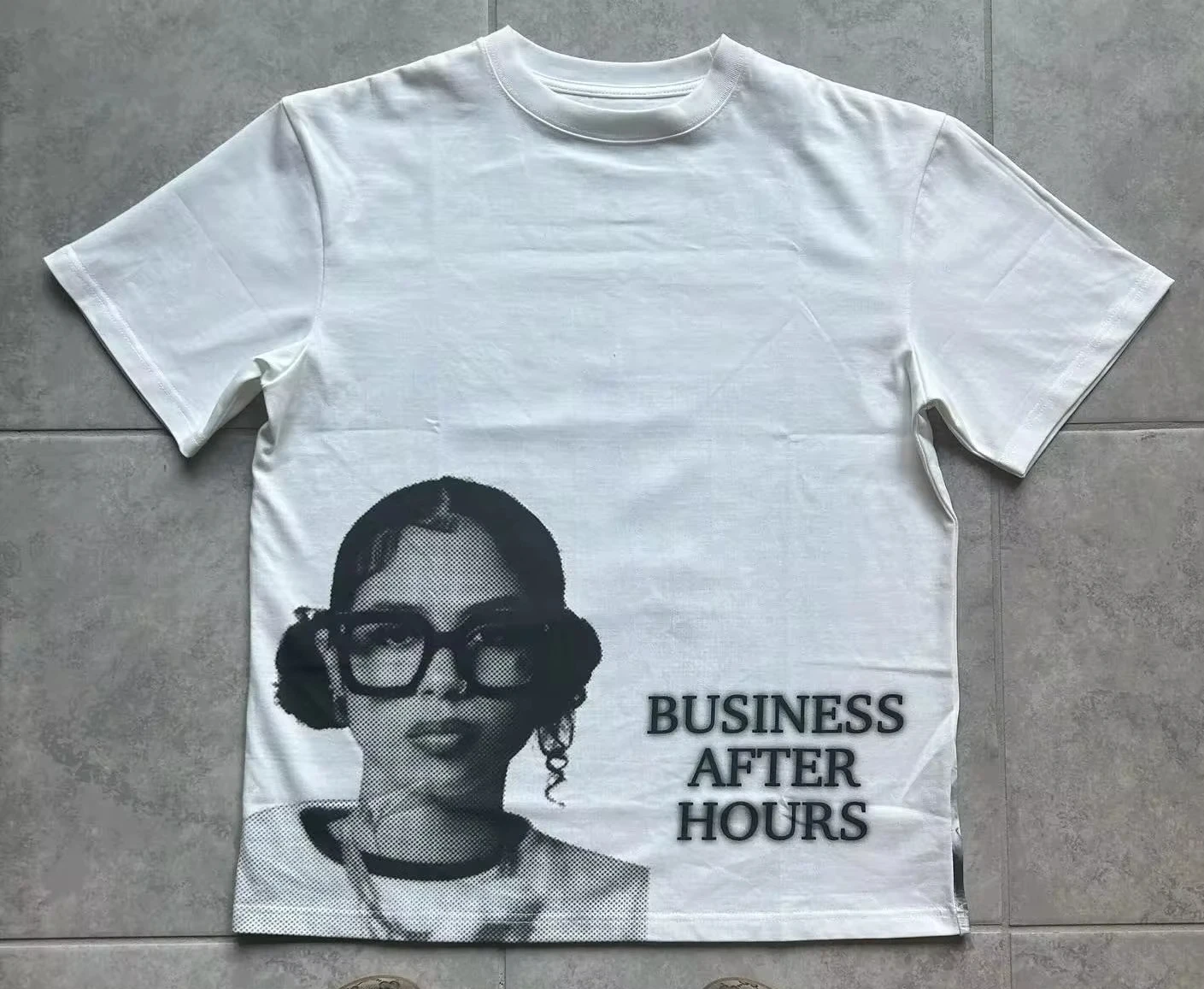 เสื้อยืดโอเวอร์ไซส์พิมพ์ลายตัวละครฮิปฮอปยุโรปและอเมริกาเสื้อยืดย้อนยุคเสื้อแขนสั้น Y2k ลำลองแนวสตรีท