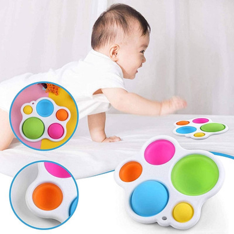 เด็กทารกของเล่น Montessori คณะกรรมการการออกกําลังกาย Rattle ปริศนาสีสันสติปัญญา Early Education Intensive การฝึกอบรม Fidget ของเล่น