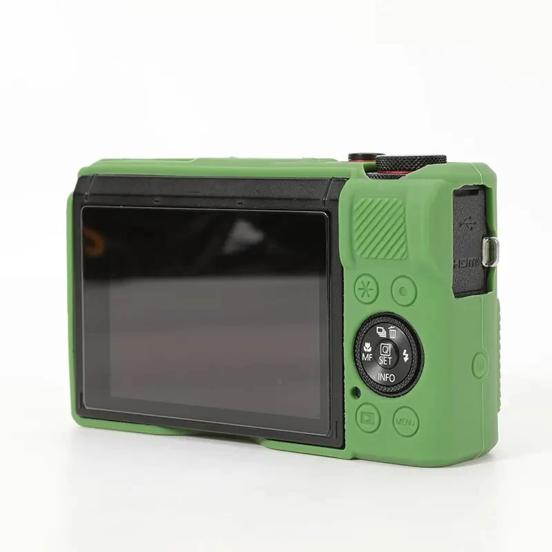 Funda de piel de silicona suave para cámara Canon G7XII G7X II G7X Mark 2 G7X2 G7X3 G7XIII, funda de goma con Protector de lente