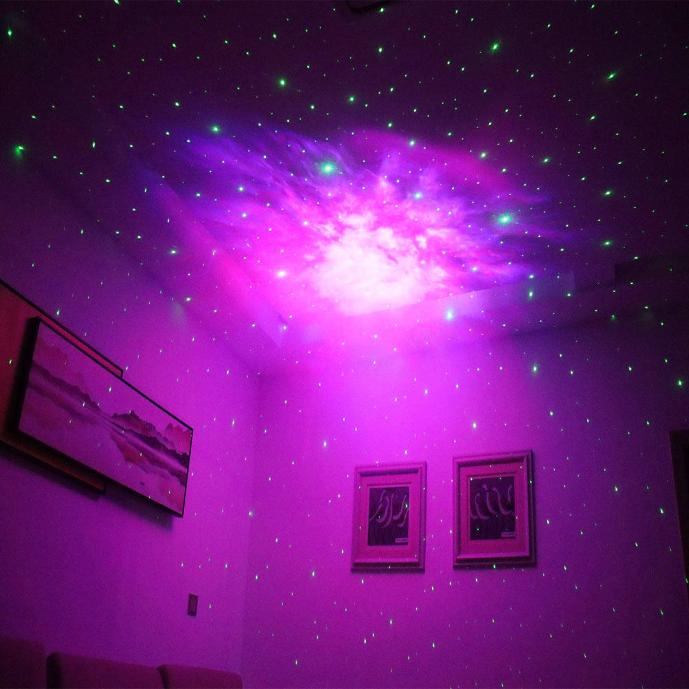 Astronaut Led Galaxy Projector Night Lights Sky Laser Star Nebula Projection Desk Lamps For Bedroom Decoration Atmospher Light