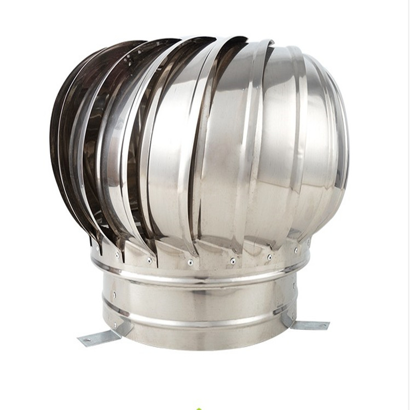 Dachventilator aus Edelstahl 304, Windkraftanlagen, Entlüftungsschlitze, Dachbodenventilator, 110 mm, 150 mm, 200 mm, Pipefit-Dachventilator