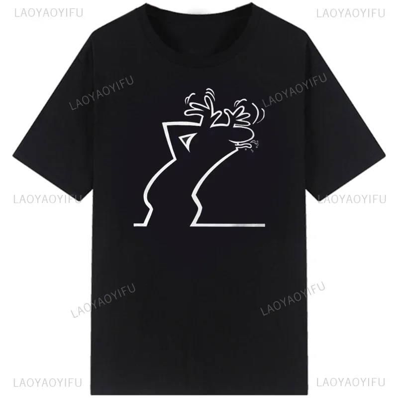 La Linea The Line Osvaldo Cavandoli TV Mężczyźni Kobiety Styl Streetwear Tee Moda Bawełniana Koszulka Okrągły Dekolt Casual Summer Camiseta