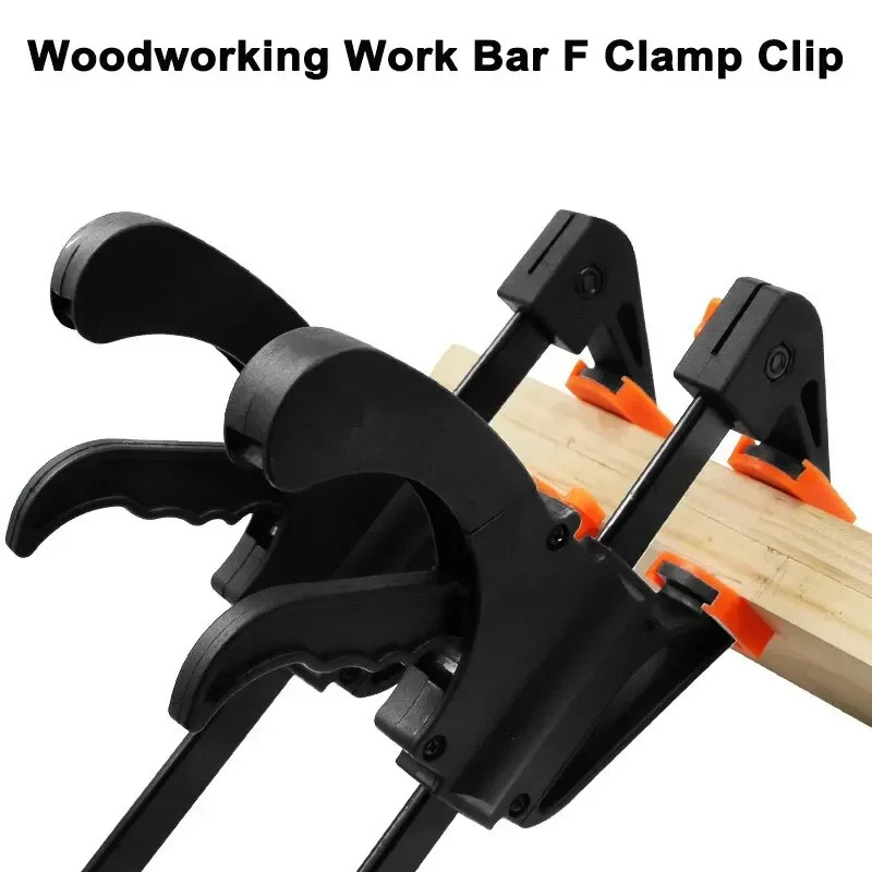 2/5/10 stücke Holzbearbeitung Arbeit Bar 4 Zoll Clamp Clip Set Harte Schnell Ratsche Release Clip DIY Zimmerei hand Werkzeug Holzbearbeitung Klemme