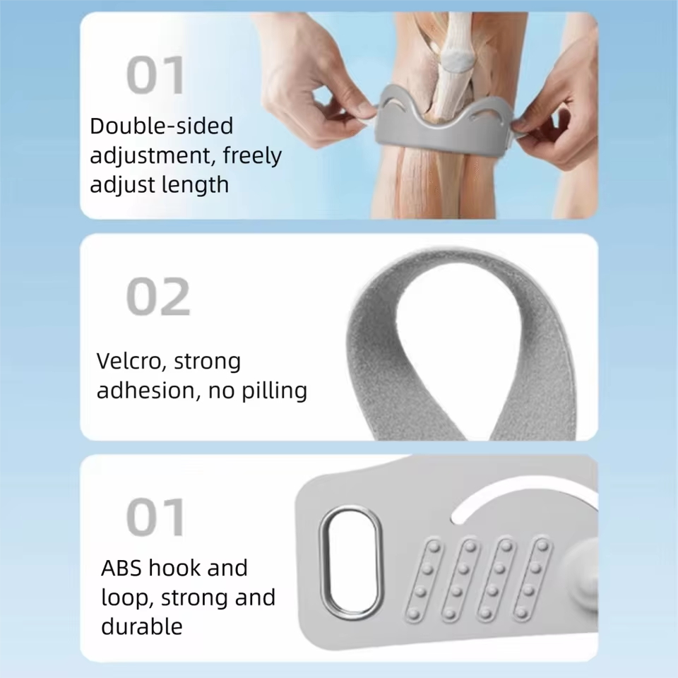 Hot 2Pcs Silikon Patella Sehne Knie Straps Flexible Elastische Patella Sehne Stabilisator Atmungsaktive Leichte