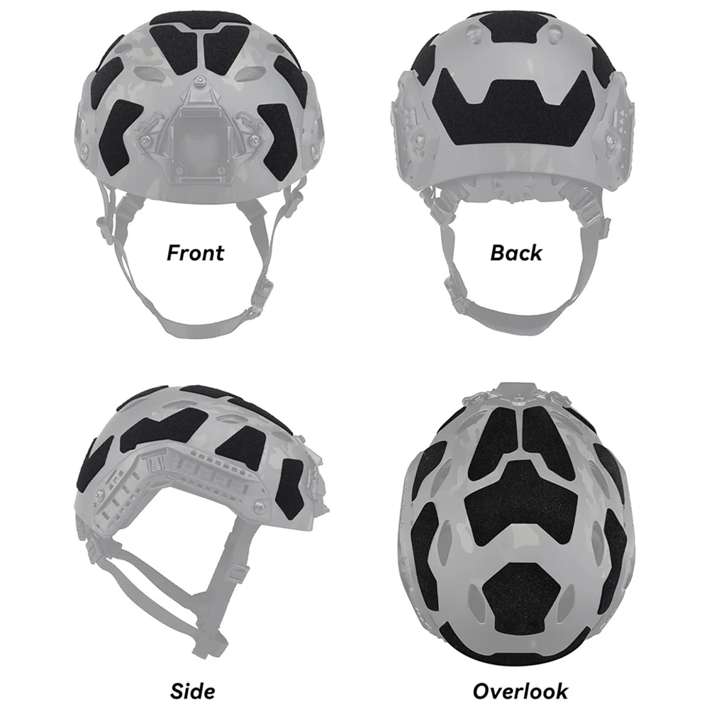 11pcs FAST HELMET สติกเกอร์เมจิก Airsoft HELMET แพทช์ Hook และ LOOP Sticky สําหรับ FAST ยุทธวิธีหมวกกันน็อกอุปกรณ์เสริม
