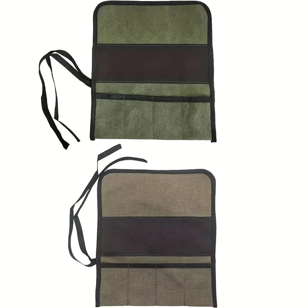 Borsa per attrezzi arrotolabile multiuso con tasche multiple Custodia per chiavi in tessuto Oxford Cacciaviti Trapani Custodia per attrezzi Borsa per appendere